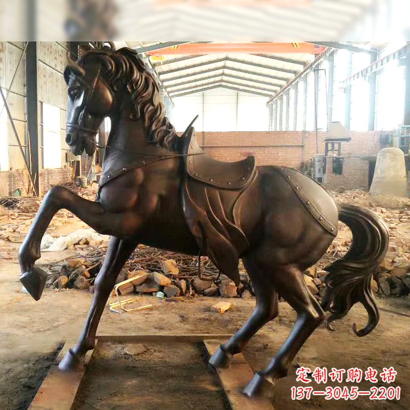 山西铜雕战马