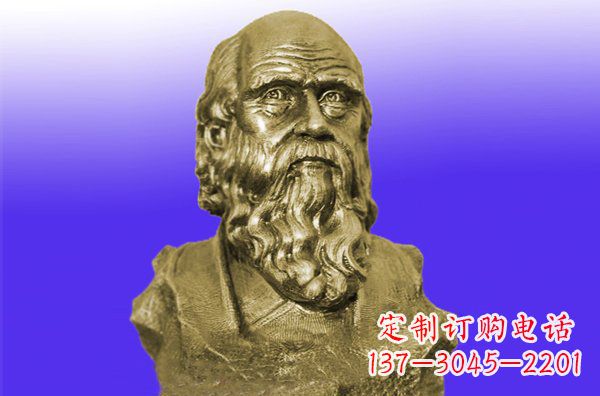 山西托尔斯泰头像铜雕