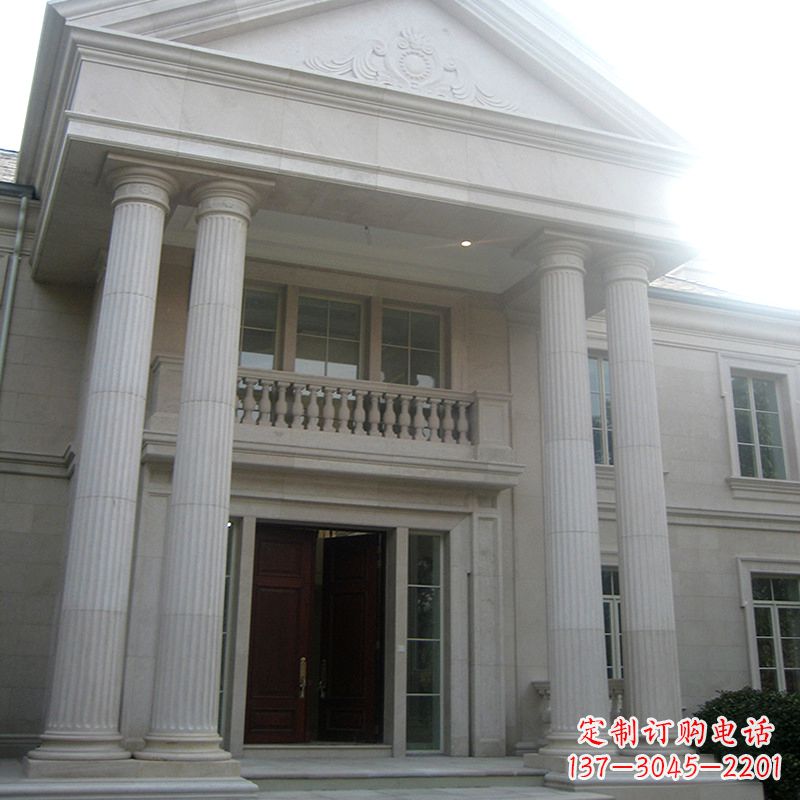 山西外墙罗马柱石雕