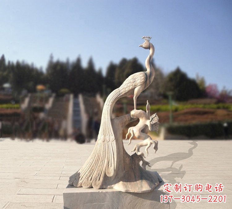 山西晚霞红孔雀石雕