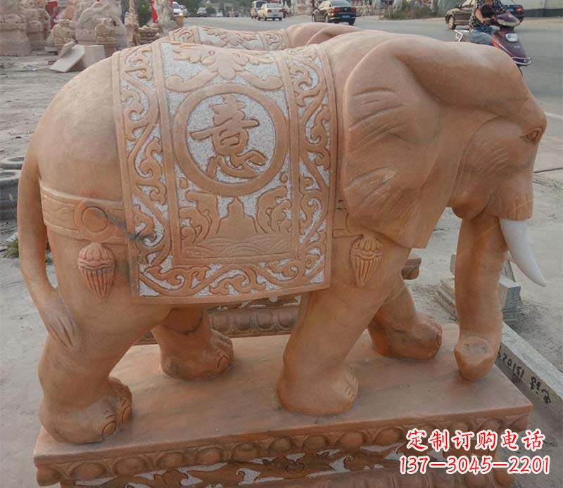 山西晚霞红如意动物大象