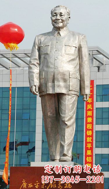 山西伟人邓小平铜雕像