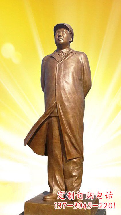 山西伟人毛主席铜雕
