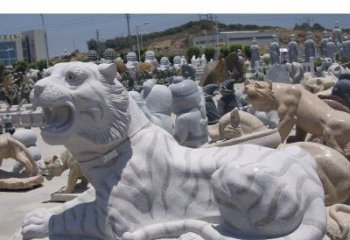 山西专业雕刻精美的老虎石雕
