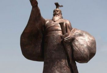 山西秦始皇铜雕精美塑像，让历史回溯至您身边