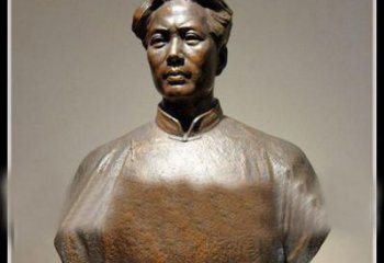 山西青年毛主席胸像铜雕：一份永恒的礼物