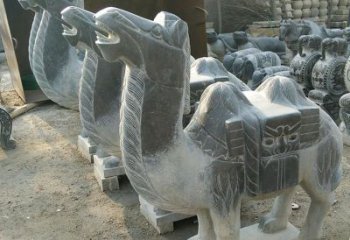 山西青石骆驼雕，把动物活灵活现