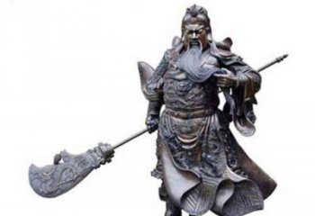 山西关羽青铜雕塑，传承历史的精神