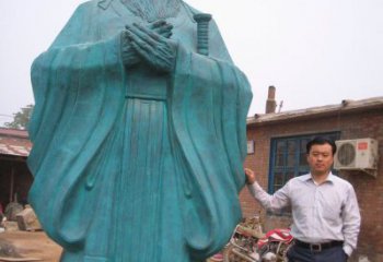 山西来自中国历史的经典孔子雕塑
