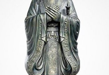 山西青铜孔子像——独特的品格雕塑