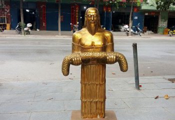 山西昆仑山神农雕塑像，传承古老艺术