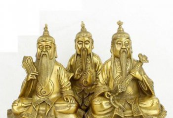 山西三清祖师神像铜雕，古典经典展现