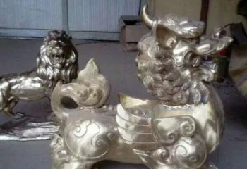 山西中领雕塑：貔貅铜雕精致雕塑