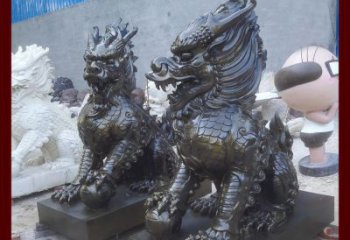 山西中领雕塑的麒麟铜雕是塑造精美的工艺结果。…