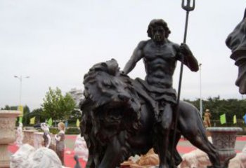 山西狮子座铜雕：狮子雕塑把你的星座进行升华