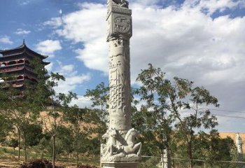 山西十二生肖午马柱石雕，深刻铭刻你的特殊瞬间
