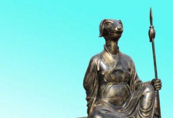 山西精美十二生肖坐式铜雕