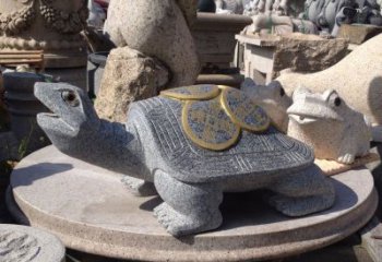 山西精致静谧的大乌龟雕塑