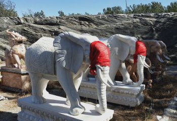 山西石雕大象别墅，集象美于一体