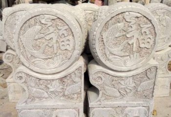 山西精美绝伦的金蟾蜍门墩雕塑