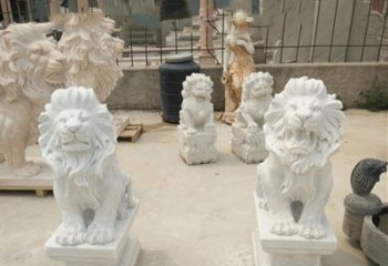 山西传承欧式历史的狮子雕塑
