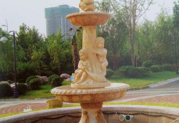山西石雕喷泉龙头——美观优雅的水景定制
