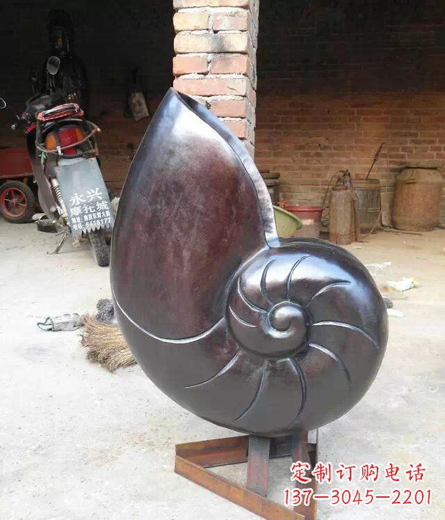 山西蜗牛公园景观动物铜雕