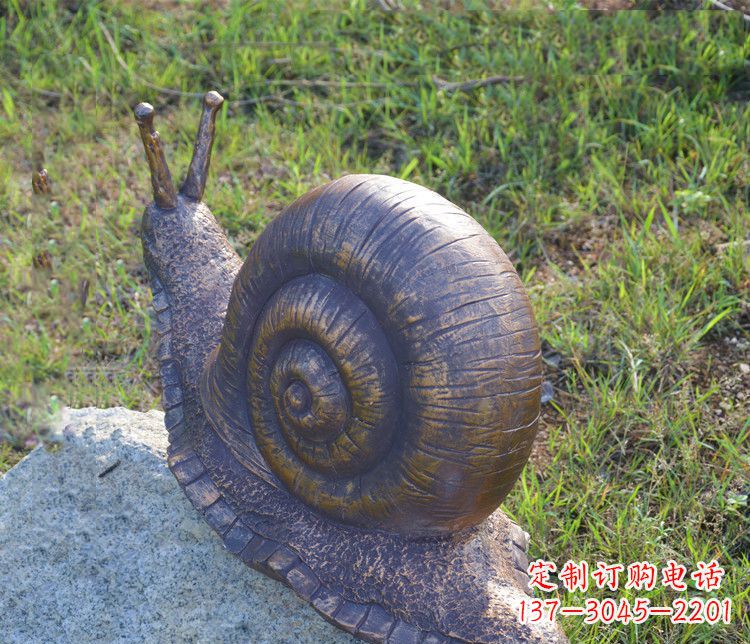 山西蜗牛铜雕