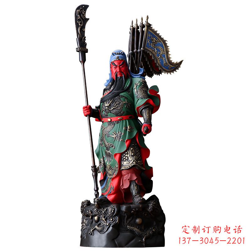 山西武财神关二爷雕塑