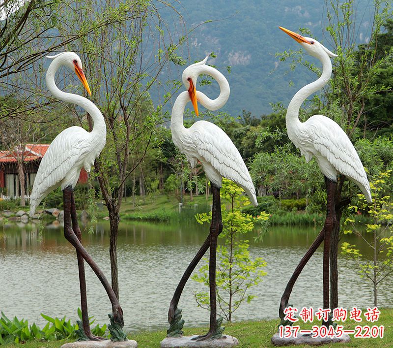 山西仙鹤的雕塑