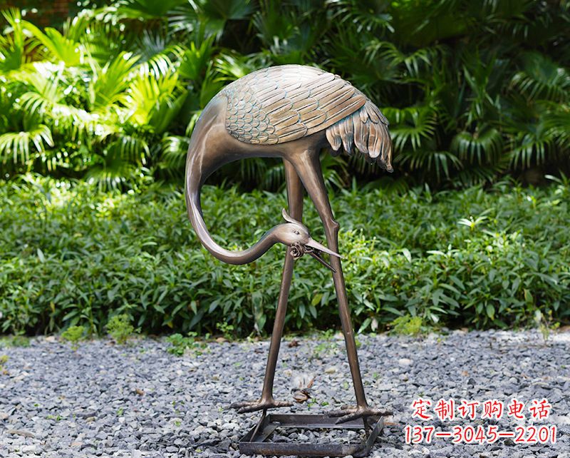 山西仙鹤雕塑喷泉