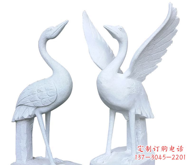 山西仙鹤公园动物石雕