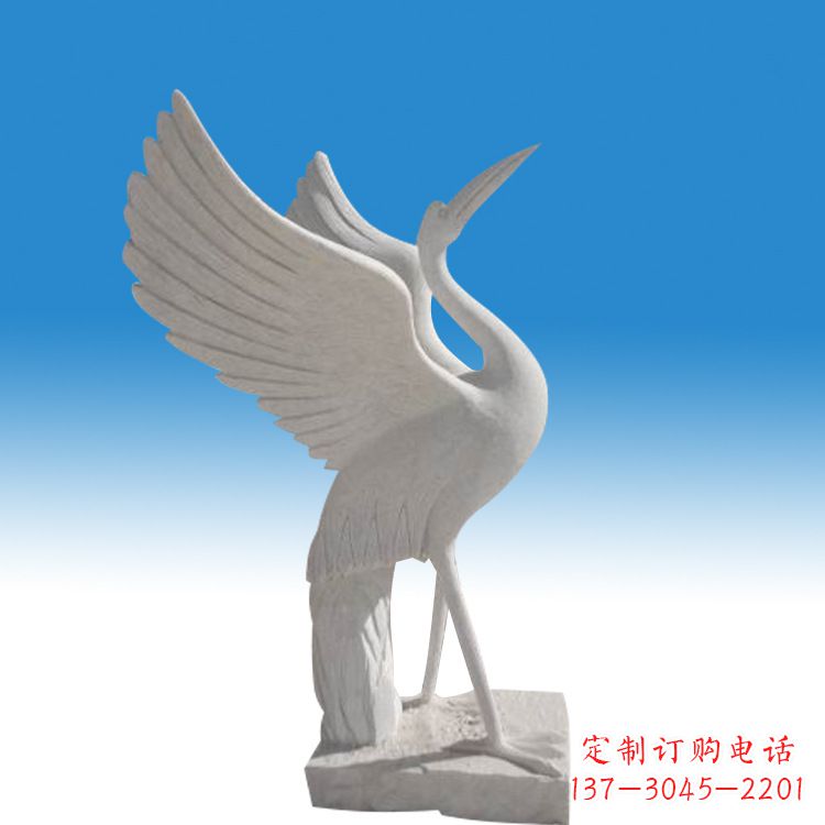 山西仙鹤砂岩雕塑