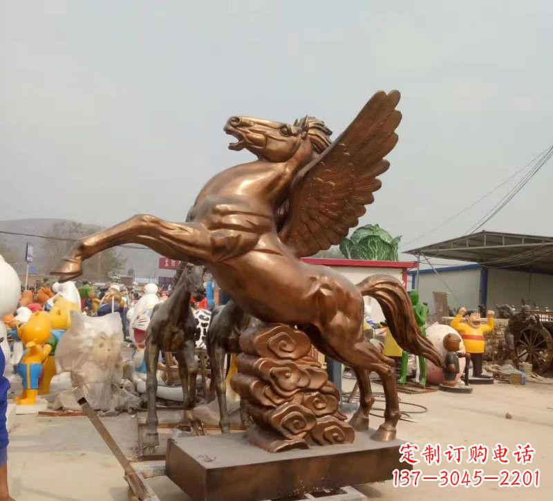 山西祥云飞马铜雕