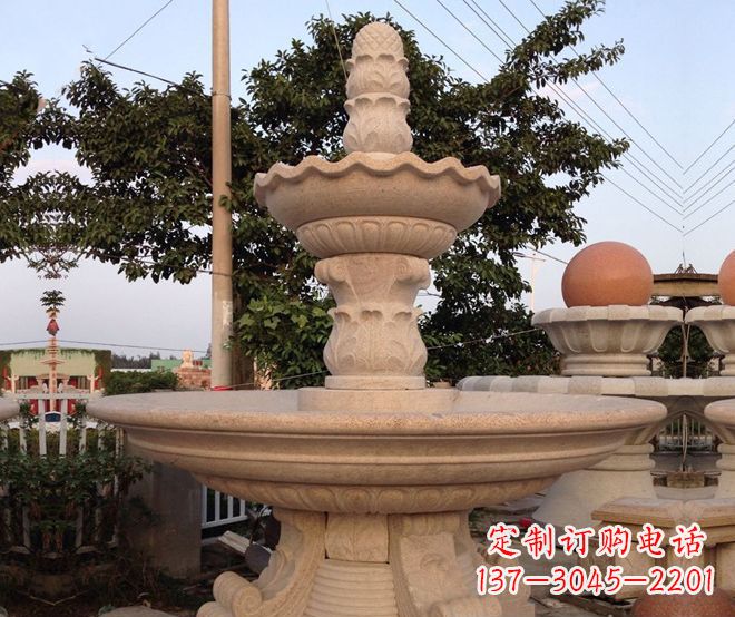山西小区景观大型喷泉石雕 (4)