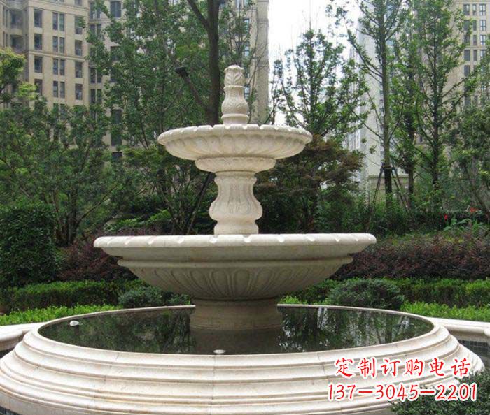 山西小区景观欧式喷泉石雕 (2)