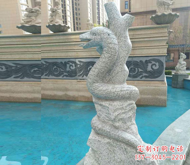 山西小区十二生肖雕塑动物石雕