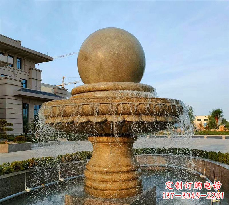 山西小区石喷泉雕塑