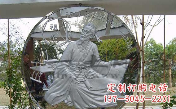 山西校园不锈钢名人浮雕