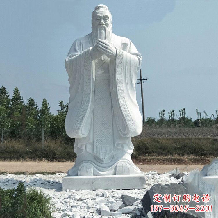 山西校园孔子人物雕像