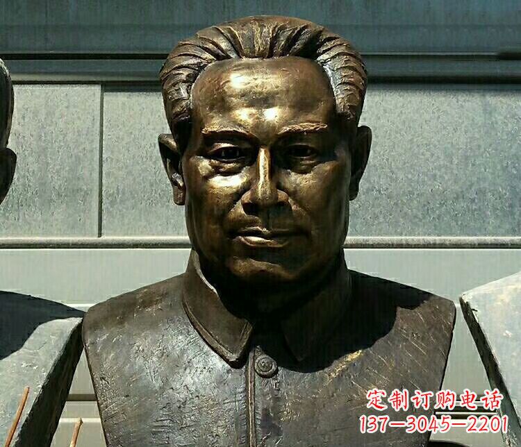 山西校园周恩来胸像铜雕