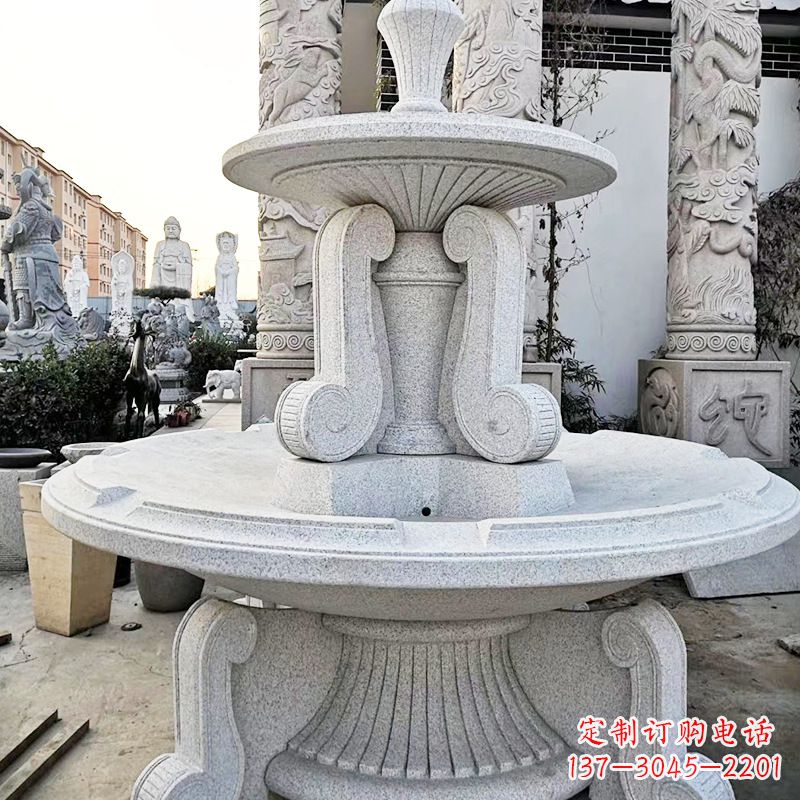 山西许愿池喷泉 石雕