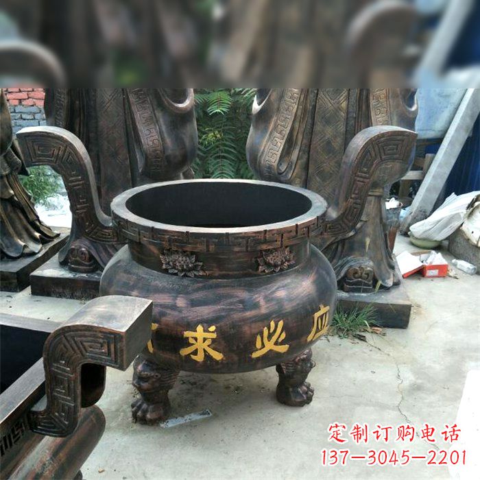 山西有求必应祈福铜雕香炉