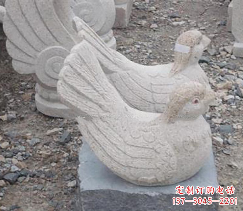 山西鸳鸯石雕