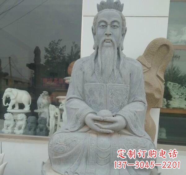 山西元始天尊神像石雕