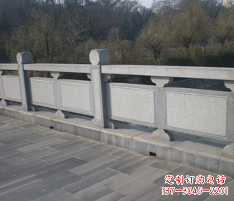 山西园林仿古石栏板景观石雕 (7)