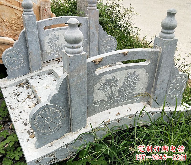 山西园林仿古石栏板景观石雕_1 (2)
