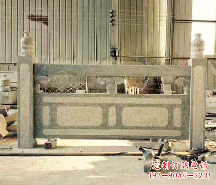 山西园林仿古石栏板景观石雕