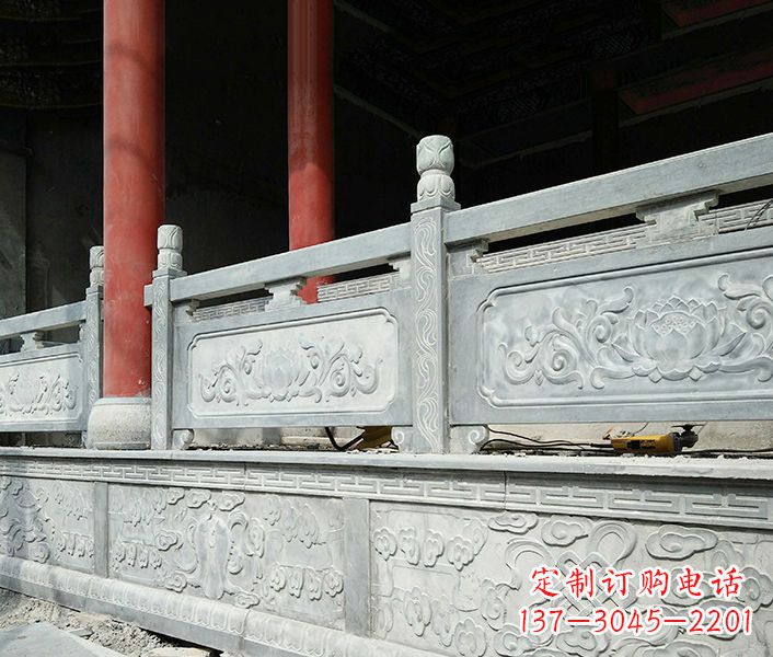 山西园林仿古石栏板景观石雕_1 (3)