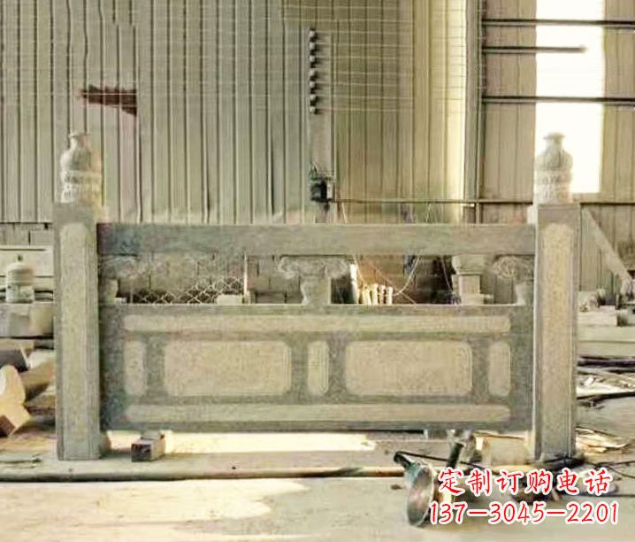 山西园林仿古石栏板景观石雕_2 (2)